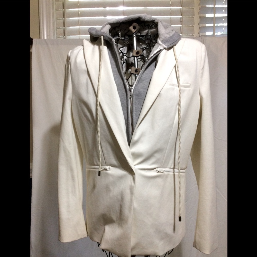 Peyton Jenson Blazer w/ Removable Hoodie Size Lrg